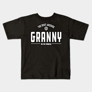 Granny - The most awesome granny in the world Kids T-Shirt